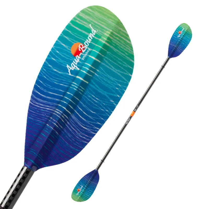 2022 Aquabound Whiskey 2 Piece High Angle Glass Sea Kayak Paddle